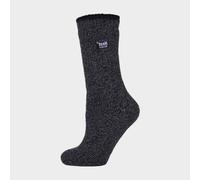 Heat Holders Women's Outdoor Winter Warm Thermal Merino Wool Socks, Black 4-8