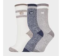 Heat Holders Women's Set Of 3 Insulated Thermal Socks For Ultimate Cold Weather Comfort, Multi Coloured 4-8