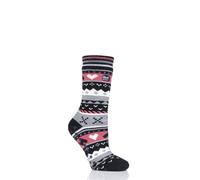 1 Pair Soul Warming Socks SOCKSHOP Heat Holders Black 4-8