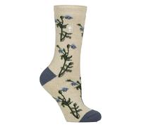 HEAT HOLDERS Womens Thermal Socks Lite | Thin Floral Patterned Fleece Lined Socks 4-7 UK