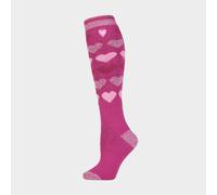 Heat Holders Women's Thin Extra Long Lightweight Knee High Thermal Socks, Multi Coloured M