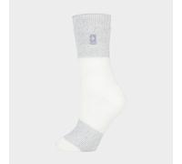 HEAT HOLDERS - Ladies Thermal Socks for Winter | Outdoor & Indoor Socks | Cuddly & Fluffy | Gifts for Women (4-7, Ivory Silver (Catania))