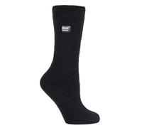 Heat Holders Womens Ultra Lite - Ladies Lightweight 1.0 TOG Thermal Dress Socks - Black - Size UK 4-6.5