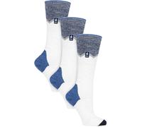 Heat Holders 3 Pack Ladies Lightweight Thin Knee High Ski Socks - Blue