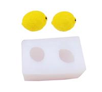 Heat Immune Silicone Fruit Molded Molds with 4 Designs for Cake Chocolate Making and Jewelry Handicrafts Kid Safe Baking Molds