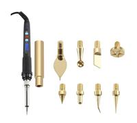 Heat Insert Nut Iron Tip Hot Melt Heat Set Insert Tool Soldering Iron Tip 3D Printing Modify Finishing Brass Thread Embed(With US Iron Tip)