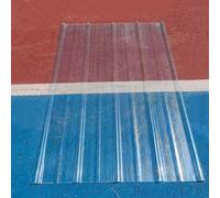 Heat-Insulating Tiles,Clear Roof Sheet, 1.5mm FRP Daylighting Roof Panel Pack of 3/4/5/10/12/15/18 Transparent 0.9m x (0.8-1.7) m(10 Pcs,0.9x1.5m/35x59in)