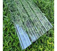 Heat-Insulating Tiles,Clear Roof Sheet, Fiberglass Daylighting Roof Panels Transparent 2mm Multiple Sizes Pack of 3/5/7/8/11/13/18pcs(13 pcs,0.9x1.3m/35x51in)