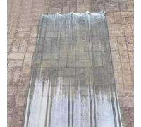 Heat-Insulating Tiles,Clear Roof Sheet, FRP Roofing Panels Pack of 4/6/8/10/13/15/16/20 Transparent 0.9m Width x (0.5-1.7) m Length(15 Pcs,0.9x0.6m/35x24in)