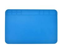 Heat Insulation Silicone Pad, Heat Insulation Silicone Repair Mat with Blue, Silicone Repair Mat for Mobile Phone Computer Repair Disassembly Work Station Desktop Mat
