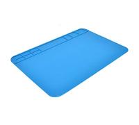 Heat Insulation Silicone Repair Mat Pad Mobile Phone Computer Repair Disassembly Work Station Desktop Mat Heat Insulation Pad Silicone Heat Resistant Table Mat Repair Tool Pad Blue