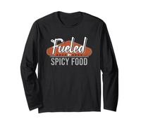 Heat Lovers Funny for Spice Fans and Chili Addict Spicy Food Long Sleeve T-Shirt