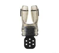 Heat Moldable Scuba Regulator Mouthpiece Made From Safe Tpe Material For Custom Fit And Comfortable Underwater Breathing During Long Diving For Sessions Deep Space Gray(A)