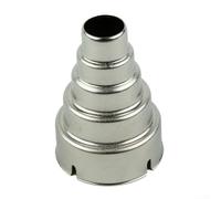 Heat Nozzle Set 35mm Outer Diameter Stainless Steel For Hot Air Soldering Iron Stations Four Interchangeable Tip Styles(B)