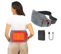 Heat Pad for Back Pain Relief with 10000mAh Battery,Cordless Portable Back Heating Pad,Heated Back Warmer with 3 Heat Settings for Lower Back, Lumbar, Abdomen