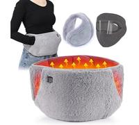 Heat Pad for Cramps | Electric Heating Pad Wearable Heating Pad with Earmuffs and Face Cover | Adjustable Wrap Around Heating Pad Heating Pad Belt for Home Company Travel