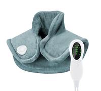 Heat Pad for Neck and Shoulder with 10 Heat Options, 45-120 Min Auto-Off Timers, Heated Neck Wrap for Pain Relief, Neck Warmer for Men Women Elderly - Fast Heat Heating Pad