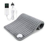 Heat Pad for Pain Relief - Fast-Heating Electric Heating Pad with 9 Heat Levels & 4 Auto-Off Timers | Full Body Relief for Back, Period Cramps, Neck & Shoulder | Safe & Machine Washable & Easy to Use