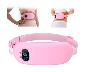 Heat Pad for Period Pain Relief, Upgraded 6 Heat Massage Modes Electric Fast Heating Pad for Lower Back Cramp Heated Belt Menstrual USB Heating Pad Gifts for Women Girl Her Christmas Stocking Stuffers