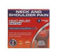 Heat Patch for Neck & Shoulder Pain Relief - Self Warming Deep Heat, Up to 12 Hours Relief, Drug-Free & Fragrance-Free | 1 Patch
