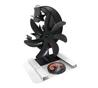 Heat Powered Stove Fan Fan Silent Circulating Warm Air Saving Efficiently for 7 Heat Powered Stove Fan for Wood Burning Stove