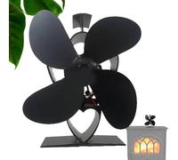 Heat Powered Stove Fan, Wood Fireplace Fan | Heat Powered Fireplace Blower - Efficient Energy Saving Quiet Fireplace Blower for Camping Home and Outdoor Luckxing