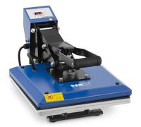 Heat Press 38 x 38 cm up to 250 °C LCD Display Timer - Production Equipment by MSW Blue