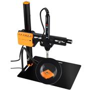 Heat Press Machine for 3D Printing Vertical Insert Tool Metric Threaded Inserts Insertion Height 210mm with Heat Set Tips M2-M8 add Brass Metric Knurled Nuts Soldering Iron