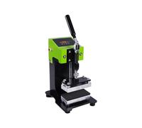 Heat Press Machine, Manual Mini Rosin Press Machine, 2.3 * 4.7inch Heating Pressing Plates, Herb Wax Concentrate Oil Extracting Tool AP1903 Green Color for Pillows,Mouse,Pads,Tote Bags
