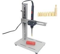 Heat Pressing Machine with Digital Soldering Iron, Brass Insert Tips for Plastic and 3D Printing Components, Max Height 20.5cm