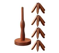 Heat Proof Coaster - Wooden Table Guard, Anti Scratch Pad | 22cm Tree Inspired Design with 20cm Spread Base, Stylish Insulated Holder for Home Restaurant Dormitory Pizzeria Cup Pot Serving