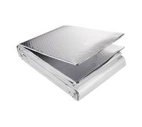 Heat Reflective Foil Insulation, Energy Saving Insulating 16 Feet X 24 Inch Double Sided Aluminum Foil, Radiant Barrier Insulating