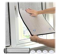 Heat Reflective Window Films, 8mm Thick Aluminium Foil Thermal Insulation Window Stickers, Sun Blocking UV Protection Privacy Glass Film with Suction Cups, for Sun Room, Roof(30x120(cm))