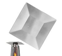 Heat Reflector Shield | Square Outdoor Heaters Replacement Top | Pyramid Patio Heater Replacement Top,Patio Heater Reflector Shield with Mounting Holes, Outdoor 4-sided Heaters Top C