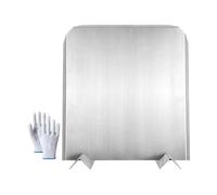 Heat reflector to use: the stainless steel chimney provides a reliable and heat-resistant construction that prevents deformation and damage over a long period of time