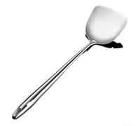 Heat Resistant 316L Stainless Steel Kitchen Tools Set Featuring Slotted Spoon, Ladle, Spatula and Colander, Reinforced Thick Steel Construction for Long Lasting Durability (B)