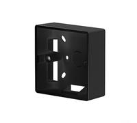 Heat Resistant 86 Type External Junction Box for Wall Installation Mounted Switch Socket Box (Black)