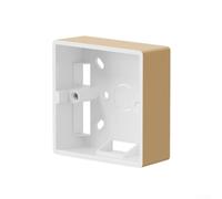 Heat Resistant 86 Type External Junction Box for Wall Installation Mounted Switch Socket Box (Gold)