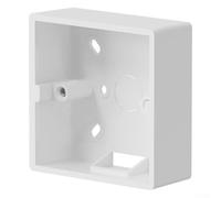 Heat Resistant 86 Type External Junction Box for Wall Installation Mounted Switch Socket Box (White)