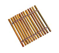 Heat-Resistant Bamboo Raft Coasters Made for Practical Use in Home Offices and Cafes with Easy Maintenance and Easy Maintenance