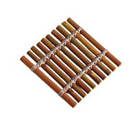 Heat resistant bamboo trivet for convenient use in home offices and cafes with easy maintenance with easy care