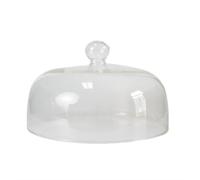 Heat Resistant Borosilicate Food Cover, Practical Round Dessert Cover, Stain- and Grease-Resistant Freshness Cover, Transparent