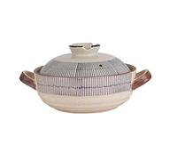 Heat Resistant Ceramic Cookware for Rice Hot Pot, Stew, Soup, Steam(2L)