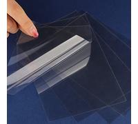 Heat Resistant Clear Acetate Sheets for Making Shaker Windows 5PCS/Sets Transparent Plastic Sheets for DIY Scrapbooking Handmade Shaker Cards Album Photo Frame Accessories 8.5x11inch