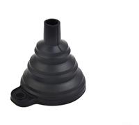 Heat Resistant Collapsible Silicone Funnel for Auto Fuel Transfer and Fluid Change in Cars Suitable for Petrol and Diesel