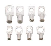 Heat Resistant Copper Wire Lugs Enclosed Ring Terminal Connector Kit with ABS Storage Box for Solar System Electrical Industry More