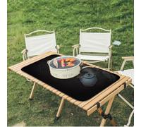 Heat-Resistant Double-Sided Silicone Fireproof Mat, With Fiberglass For Outdoor BBQ Grill And Stove Protection, 50 X 80 Cm