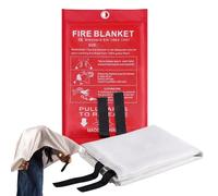 Heat Resistant Fire Protection Cover, Portable Anti Fire Protection, Flame Free Extinction Instrument, Fiberglass Cover | Perfect for Home, Barbecue, Offices, Warehouse
