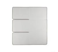Heat Resistant Foldable Portable Ironing Mat Pad For Tabletop And Countertop Protection In Grey Made Of Polyester Canvas And Sponge To Deliver A Convenient And Safe Ironing Experience For Any Location