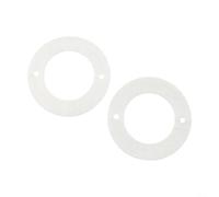 Heat Resistant Gasket Replacement for Traeger for for camp Chef Pellet Grill - Chimney Insulation Wool to Improve Cooking Efficiency and Temperature Control for Smokers White 2 Pack